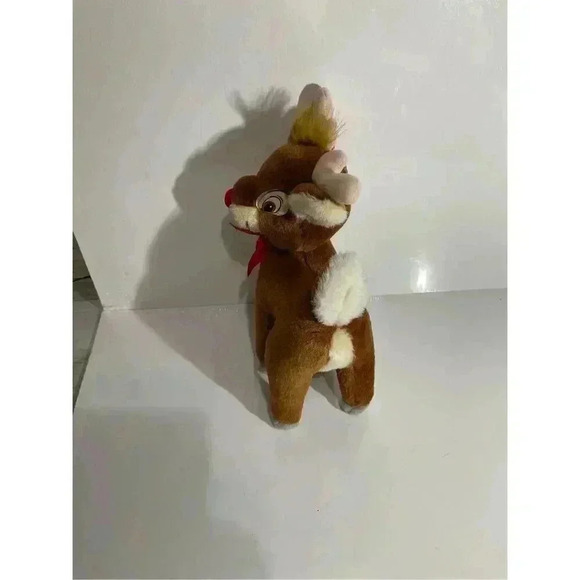 Applause Red Nosed Reindeer Plush Stuffed animal Small - Picture 3 of 12
